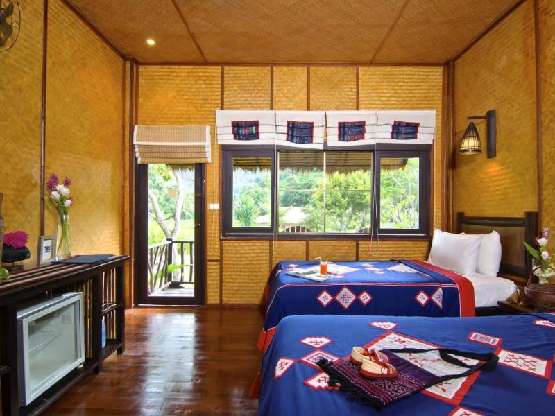 מאה רים Hmong Hilltribe Lodge מראה חיצוני תמונה